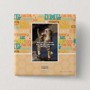 Mum! 15 Cm Square Badge