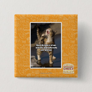 Mum! 15 Cm Square Badge