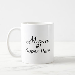 Mum #1 Super Hero Coffee Mug