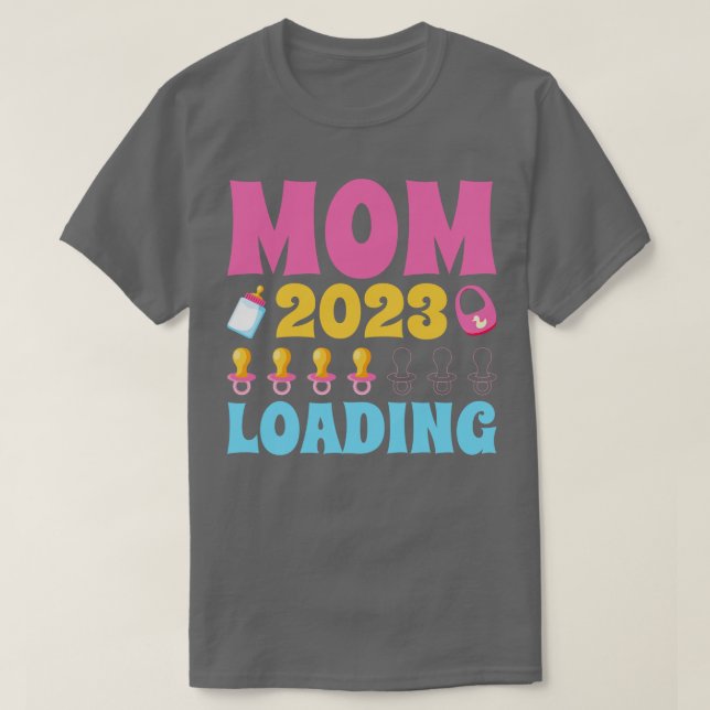 Mum 2023 Loading New Mother T-Shirt (Design Front)