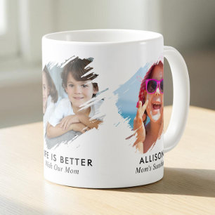 Mum 3 Photo Memory Coffee Mug