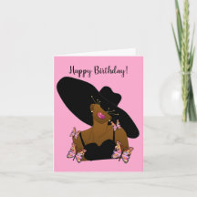 Mum African American Happy Birthday  Card