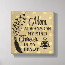 Mum always on my mind forever in my heart