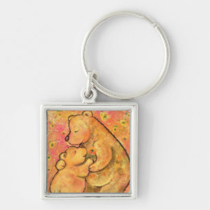 Mum and Baby Bear - Add Your Picture / Text / Name Key Ring