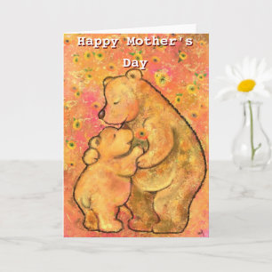 Mum and Baby Bear Mother's Day Card