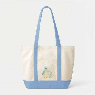 Mum and Baby Bird Tote Bag