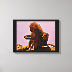 Mum and Baby Canvas Print