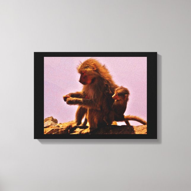 Mum and Baby Canvas Print (Front)