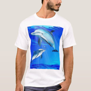 Mum and Baby Dolphin T-Shirt