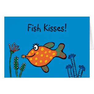 Mum and Baby Fish Kisses