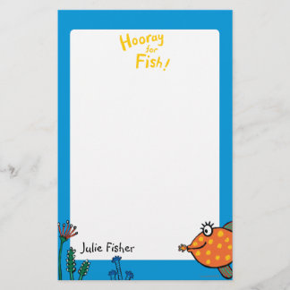 Mum and Baby Fish Kisses Stationery