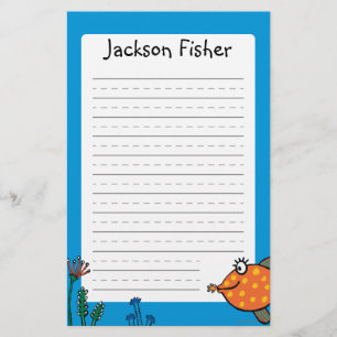 Mum and Baby Fish Kisses Stationery