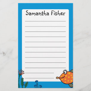 Mum and Baby Fish Kisses Stationery