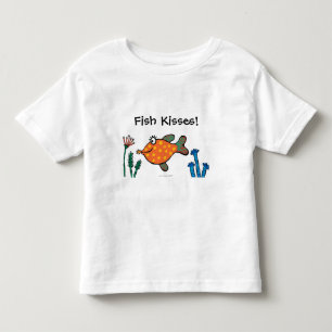 Mum and Baby Fish Kisses Toddler T-Shirt
