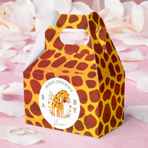 Mum and Baby Giraffe Favour Box