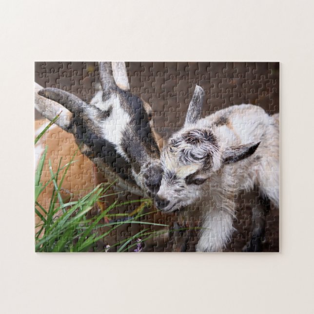Mum and Baby Goat Jigsaw Puzzle (Horizontal)
