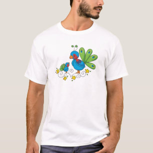 Mum and Baby Peacock T-Shirt