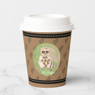 Mum and Baby Racoon Shower Hot Beverage Cups