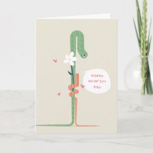 Mum and Baby Snakes Card