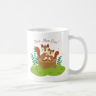 Mum and baby Squirrels Mothers Day Coffee Mug