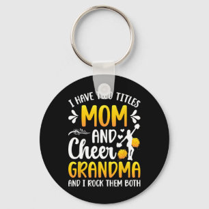 Mum And Cheer Grandma Of A Cheerleader Grandmother Key Ring