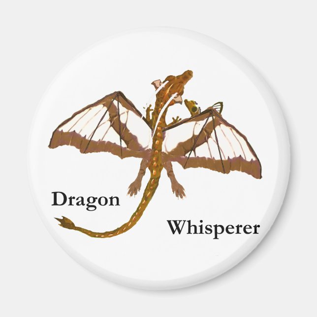 Mum and Child Dragons Magnet (Front)