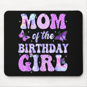Mum And Dad Birthday Girl Butterfly Family Party D Mouse Mat