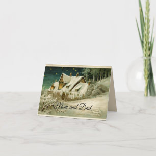 Mum And Dad Christmas Card