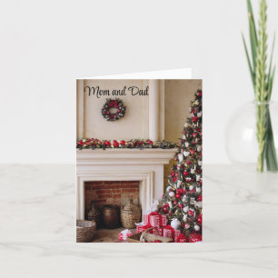 Mum And Dad Holiday Card