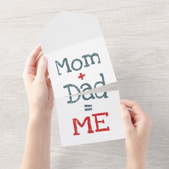 Mum and Dad is Me All In One Invitation (Tearaway)
