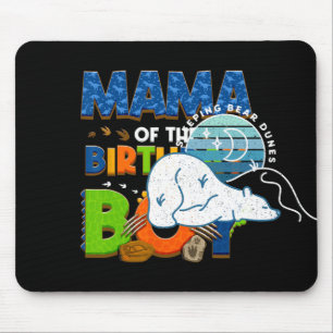 Mum And Dad Mama Birthday Boy Dinosaur Family Part Mouse Mat