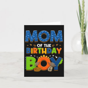 Mum And Dad Of The Birthday Boy Dinosaur Family Pa Card
