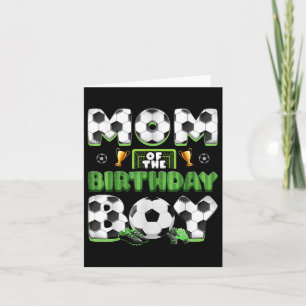 Mum And Dad Of The Birthday Boy Soccer Group Famil Card