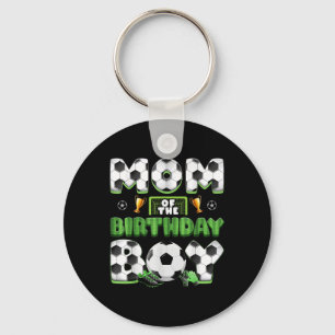Mum And Dad Of The Birthday Boy Soccer Group Famil Key Ring
