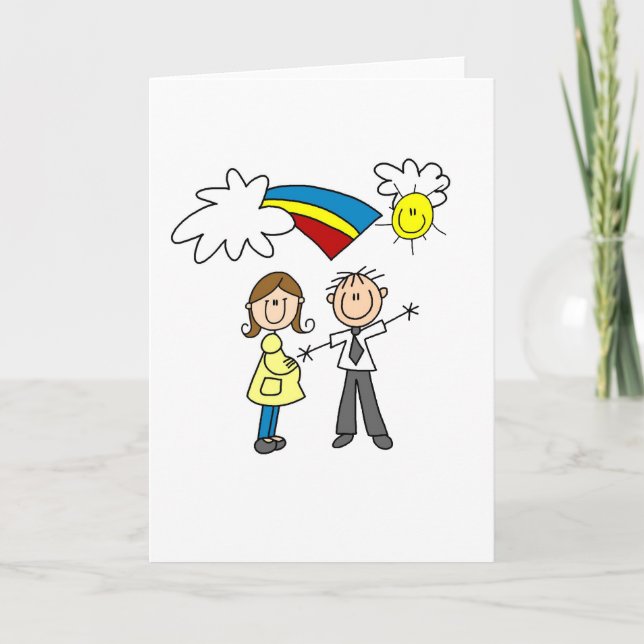 Mum and Dad to Be Tshirts and Gifts Card (Front)