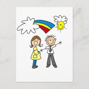 Mum and Dad to Be Tshirts and Gifts Postcard
