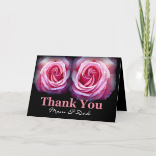 Mum and Dad - Wedding Thank You Card