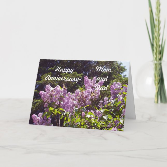 Mum and Dad's Anniversary Card (Front)