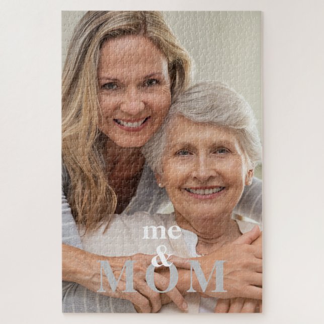 Mum and Daughter Photo  Jigsaw Puzzle (Vertical)