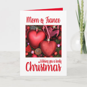 Mum and Fiance Lovely Christmas card