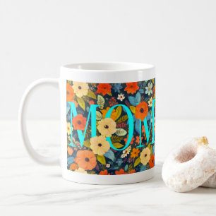 Mum and Flowers Coffee Mug
