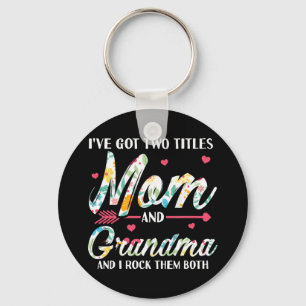 Mum And Grandma Birthday Key Ring