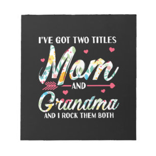 Mum And Grandma Birthday Notepad