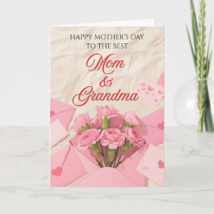 Mum And Grandma Mother's Day Floral Card