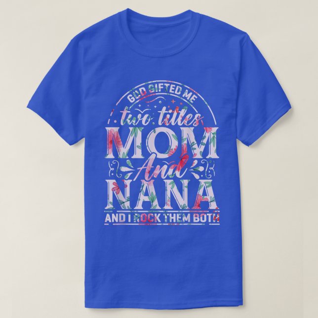 Mum and Grandma Quote Family Humour Text Design T- T-Shirt (Design Front)