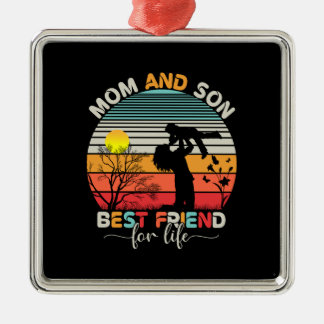 Mum And Son Best Friend Metal Tree Decoration