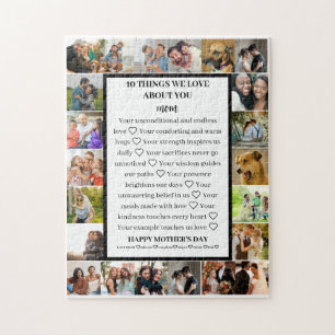Mum appreciation   Mothers Day 22 Photo Collage Jigsaw Puzzle