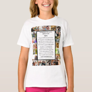 Mum appreciation Mothers Day 22 Photo Collage T-Shirt