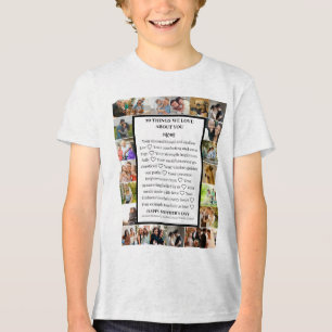 Mum appreciation   Mothers Day 22 Photo Collage Tri-Blend Shirt