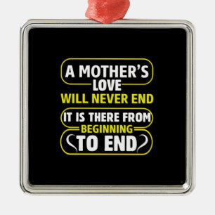 Mum Art A Mother's Love Never End Metal Tree Decoration